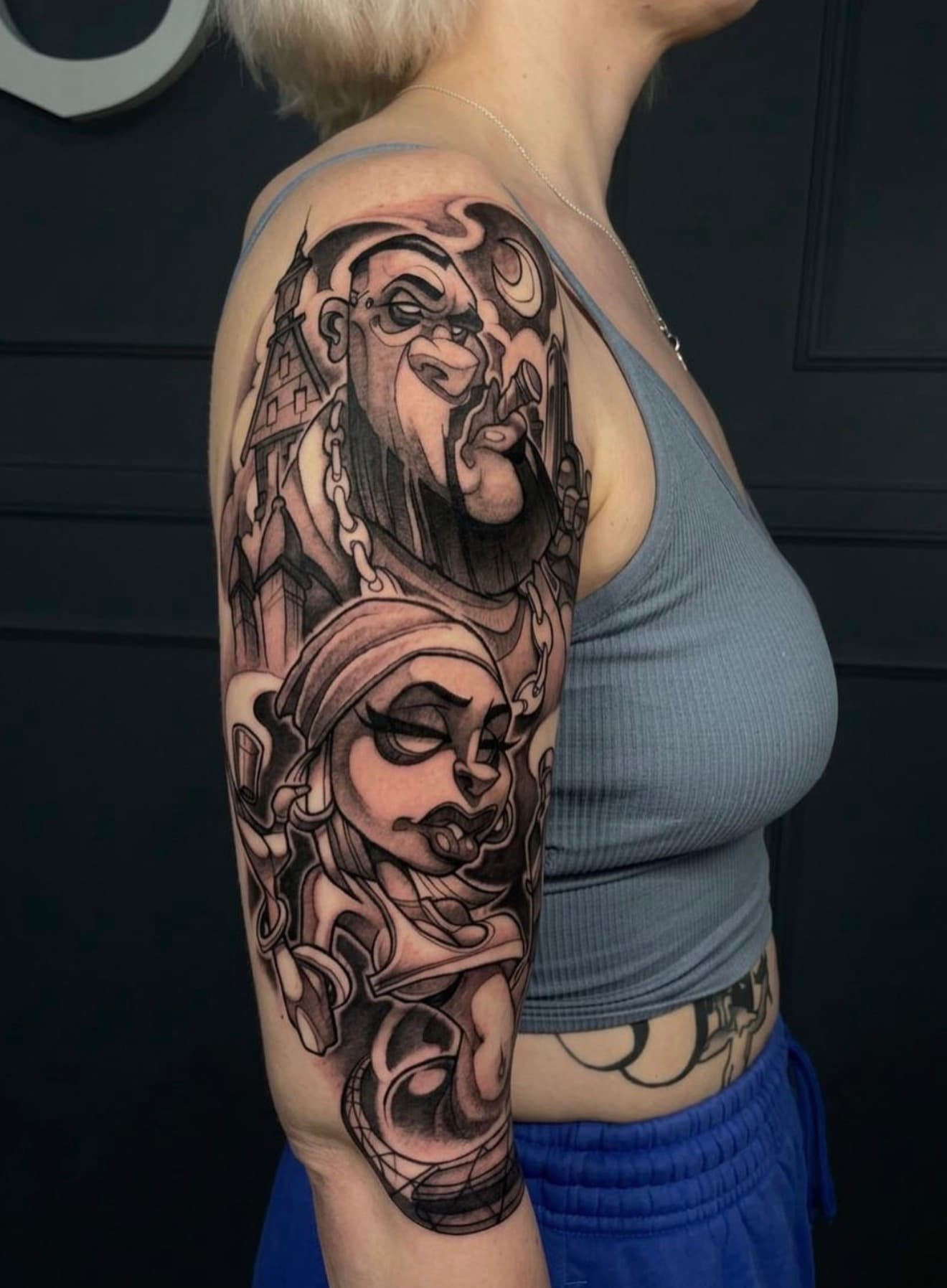 Electric07 Tattoo Wald Michelbach - Paco Sanchez Arbeit 1